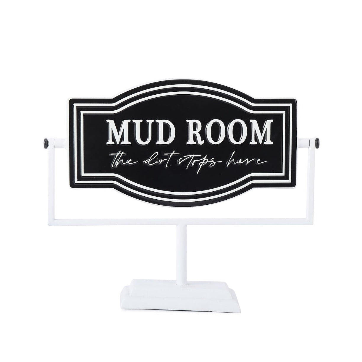 Black Laundry Room Decor Sign for Home Laundry Room Countertop(10.6 x 9.1 Inch)