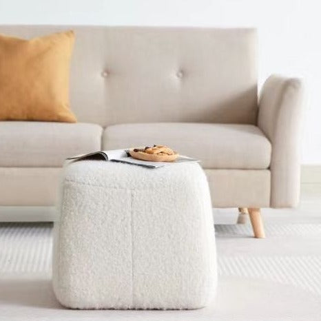 Attra Upholstered Pouf, Small Sofa Couch Siginitrue