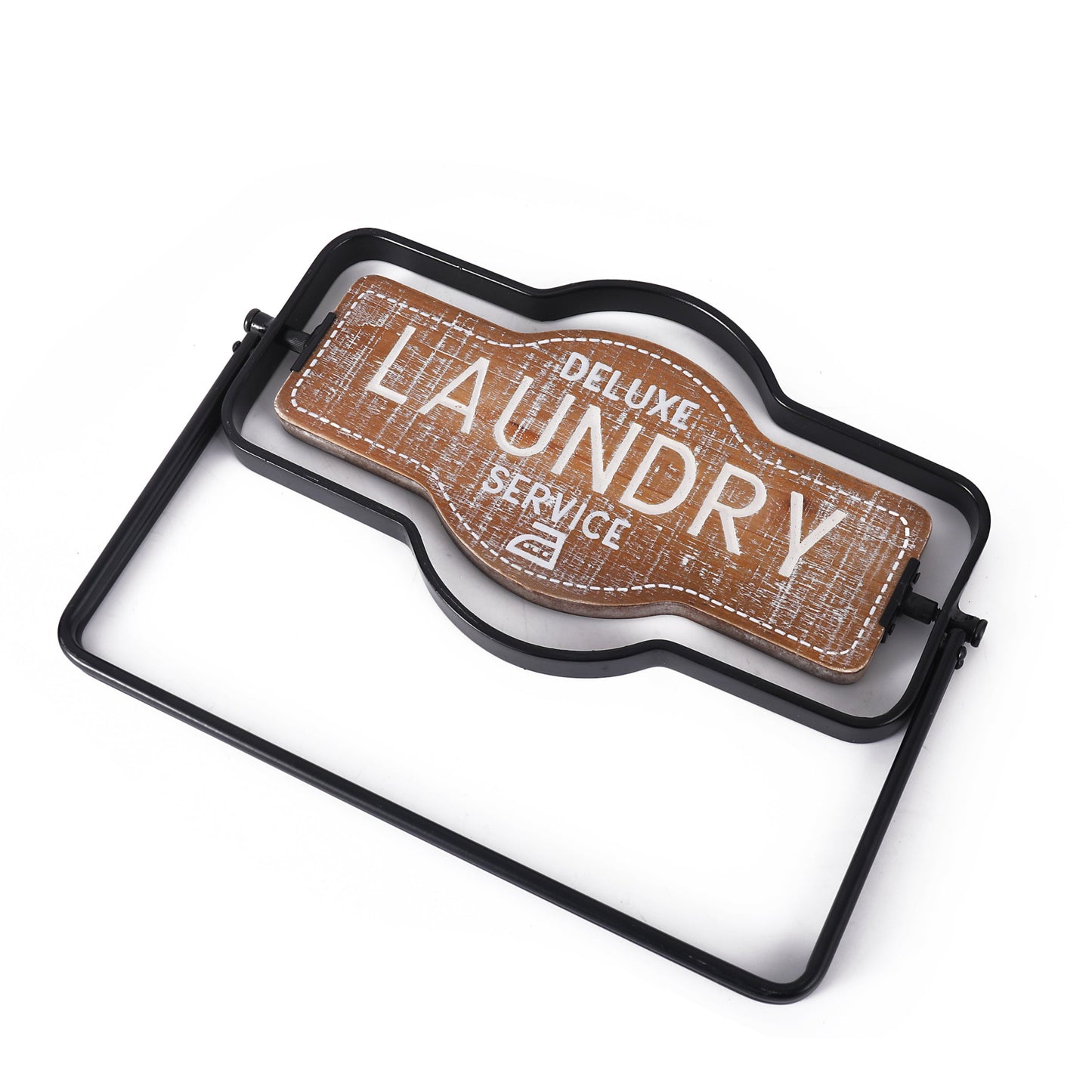 Wood Laundry Room Sign for Family Wash Dry Room(12.6 x 8.9 Inch)